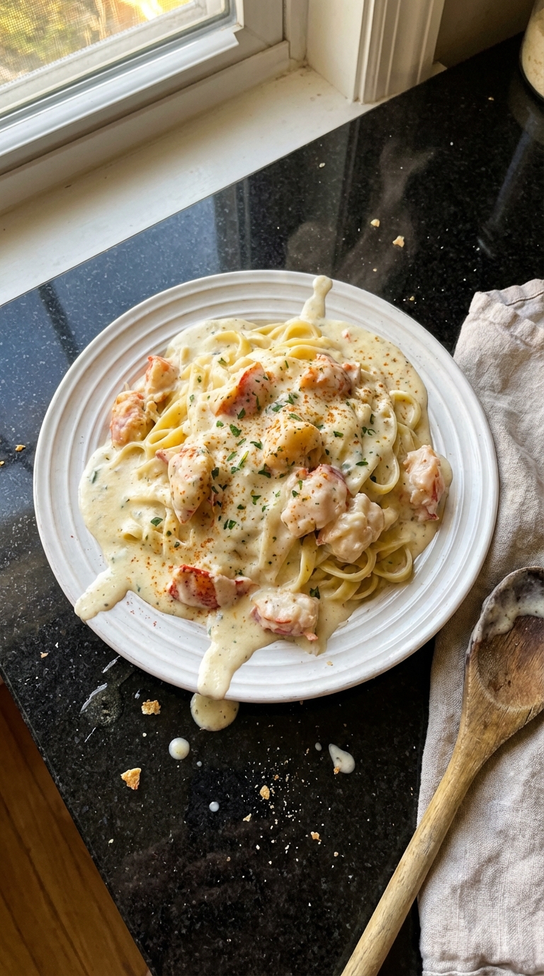 Creamy Lobster Alfredo Delight