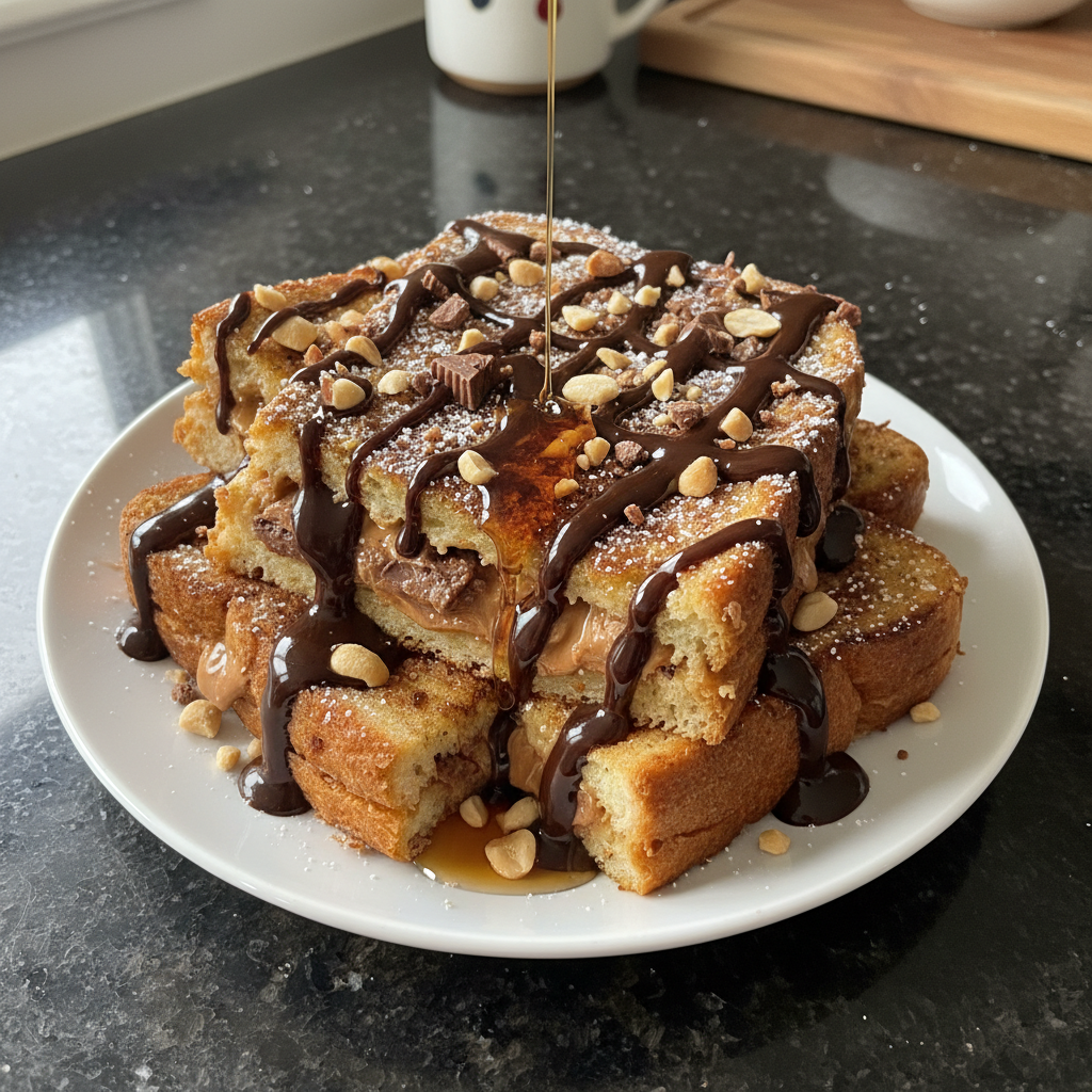 Peanut Butter Cup French Toast