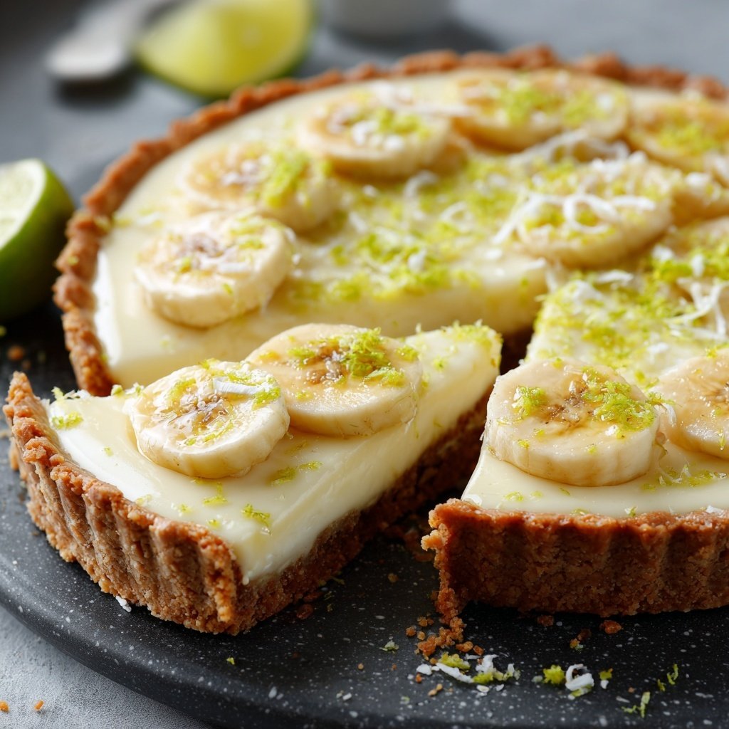 Banana Lime Tart Delight