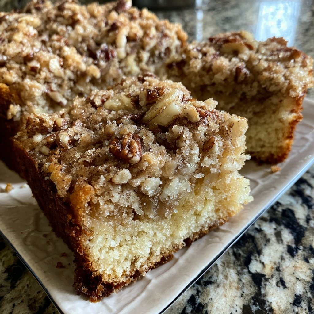 Banana Pecan Coffee Cake