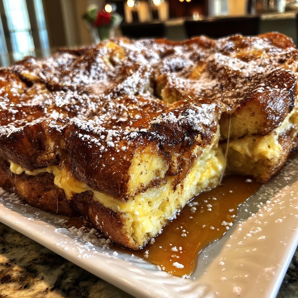 Make-Ahead Overnight French Toast Casserole​