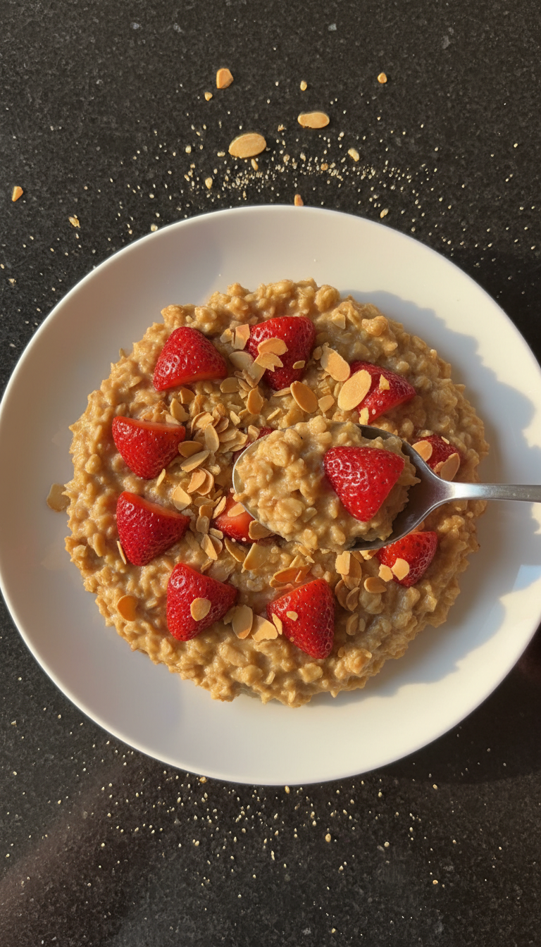 Strawberry Almond Crunch Oats