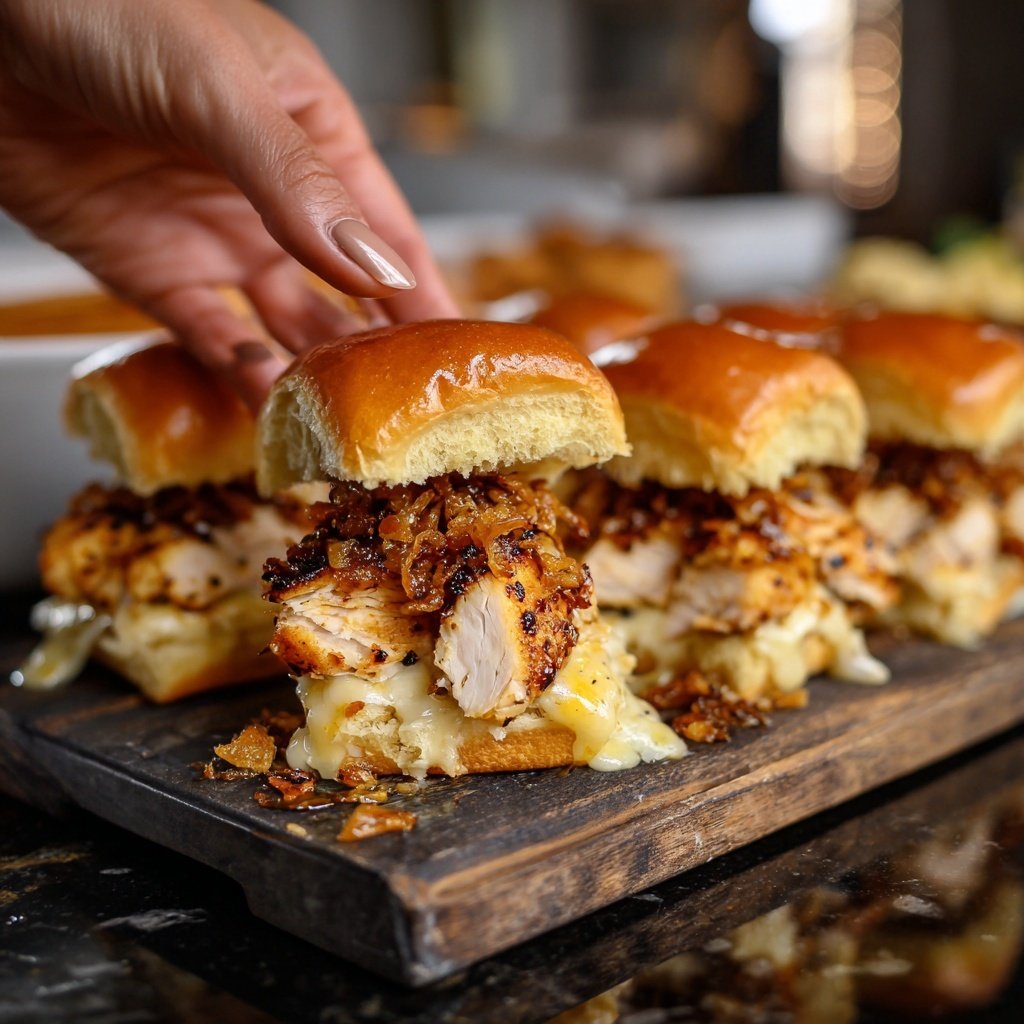 Honey Garlic Chicken Sliders
