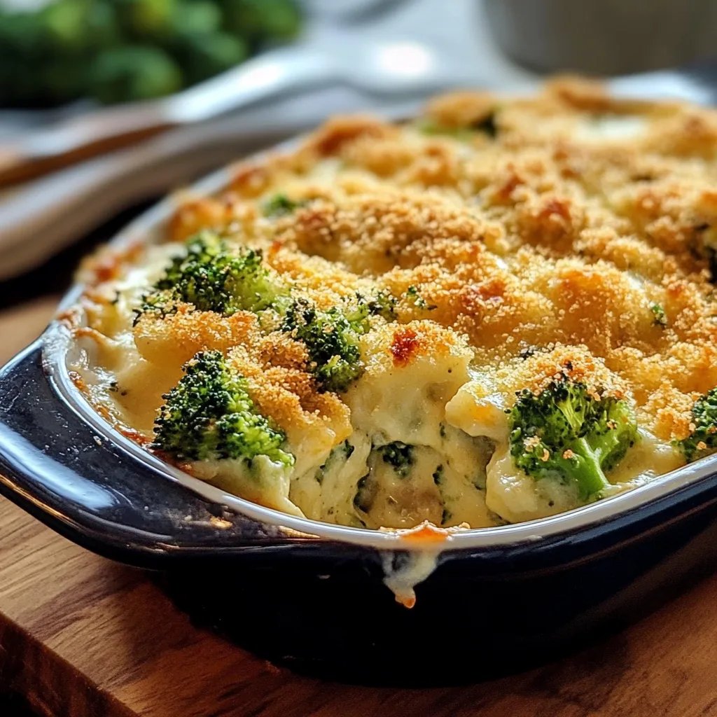 Gluten Free Creamy Broccoli Cheese Casserole