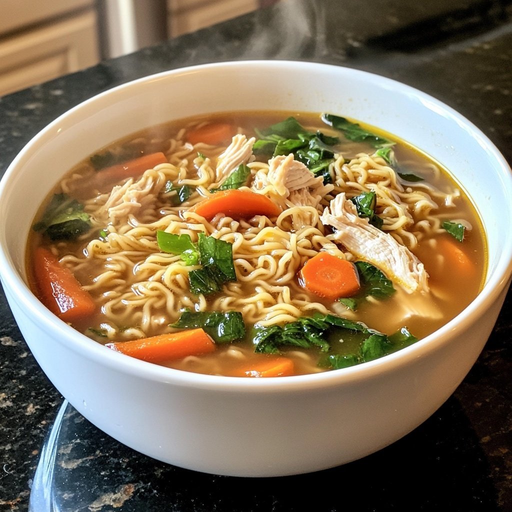 Easy Chicken Ramen Soup