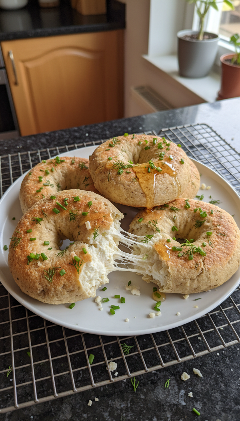 Cottage Cheese Delight Bagels