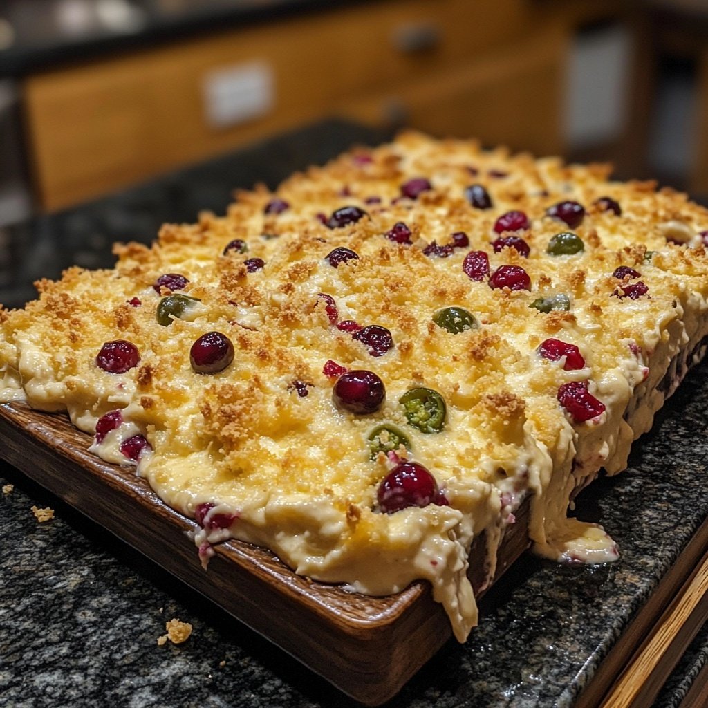 Cranberry Jalapeño Cheese Dip