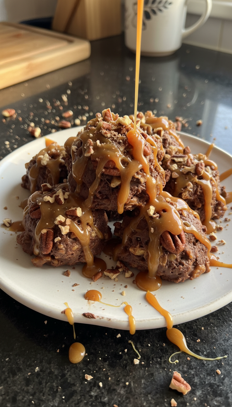 Caramel Pecan Chocolate Treats