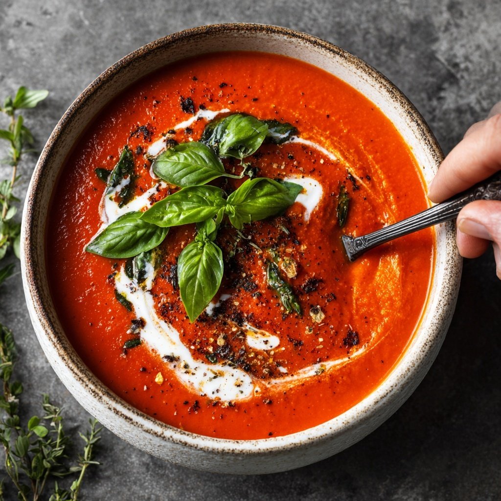 Smoky Roasted Tomato Soup