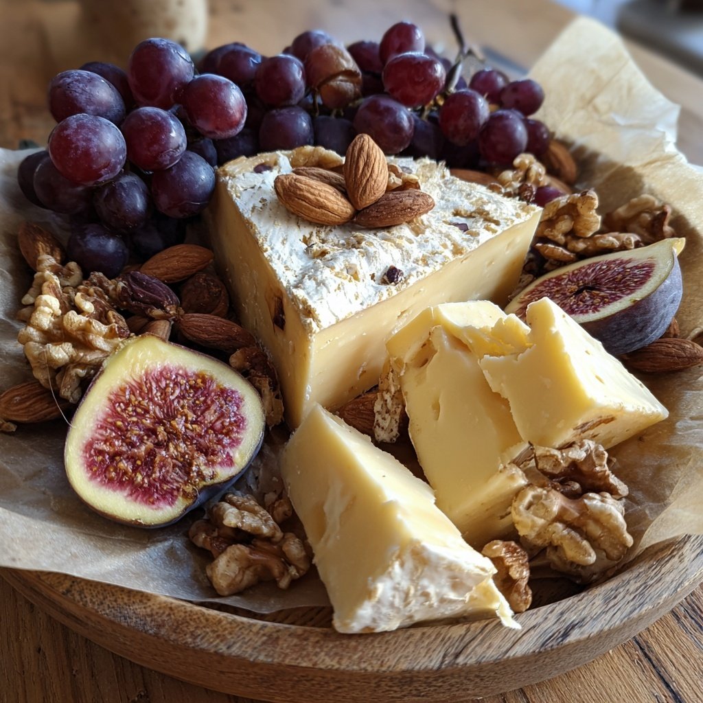 Fruit and Nut Cheese Board