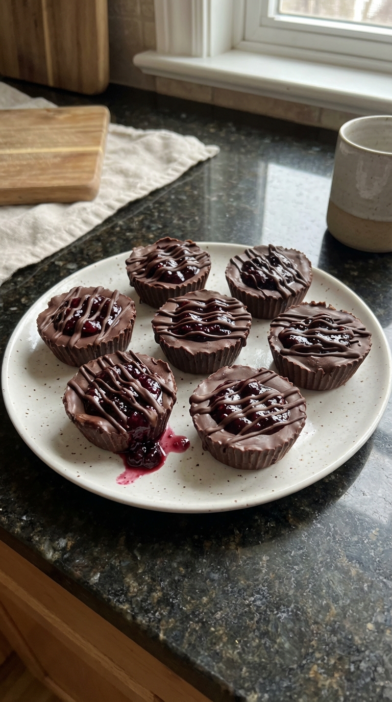 Cacao & Berry Chocolate Cups