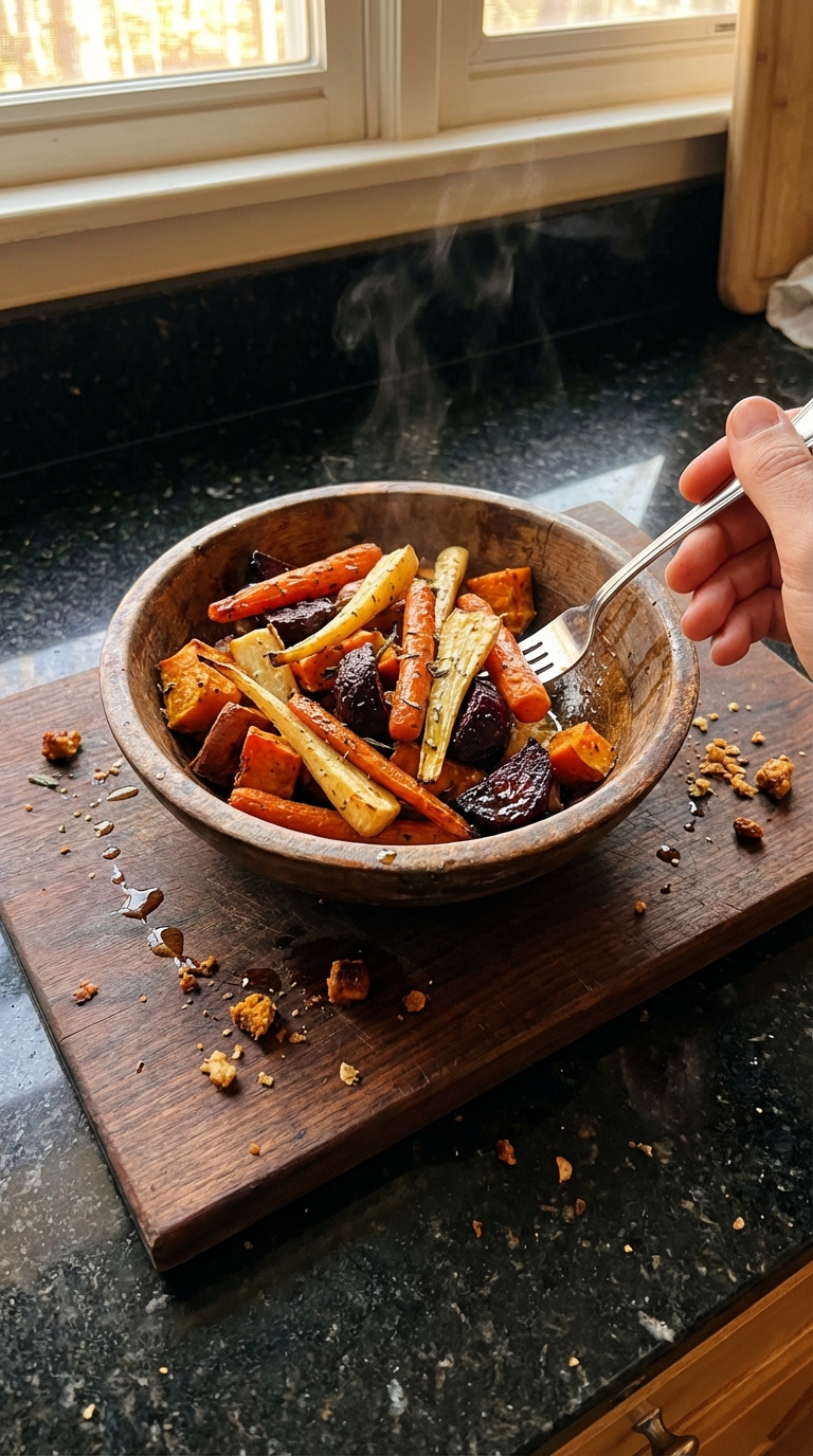 Simple Roasted Vegetable Bowl