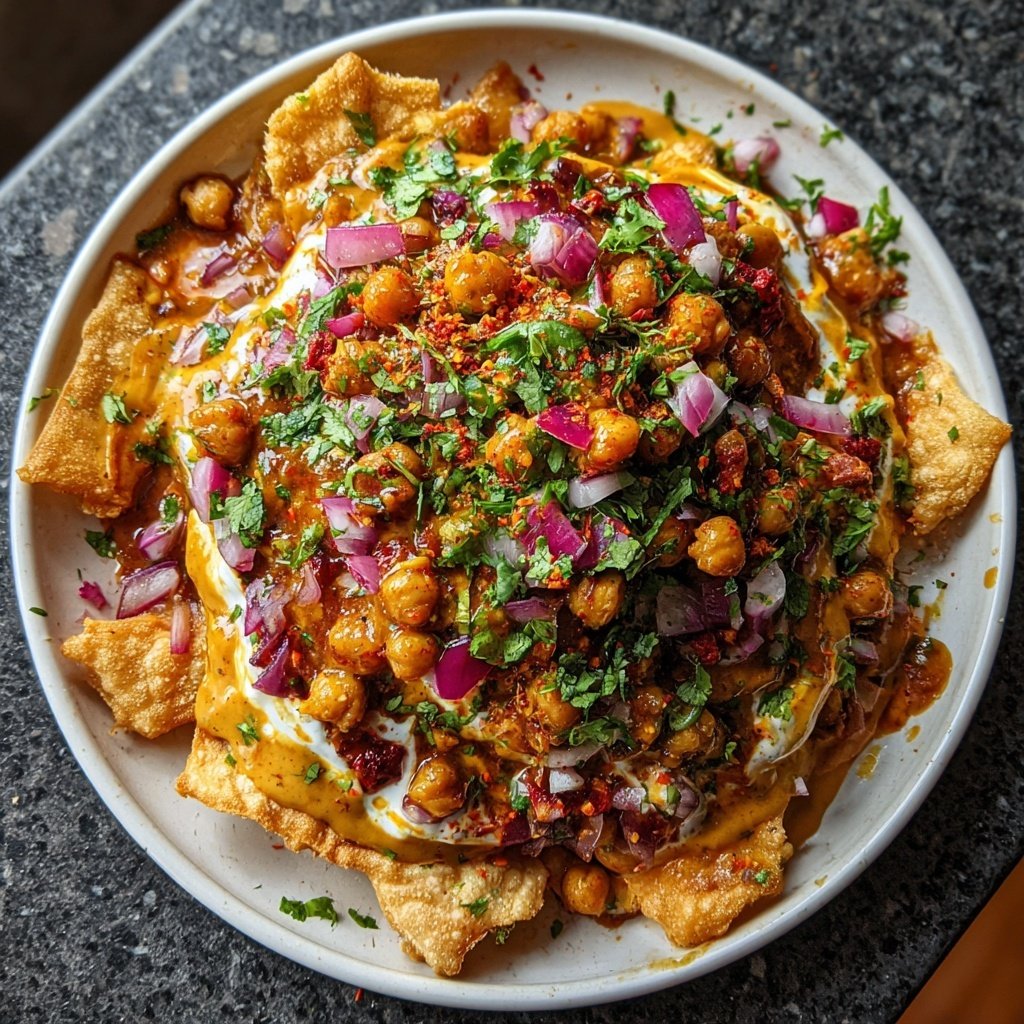 Peanut Cheese Chaat Indian Snack