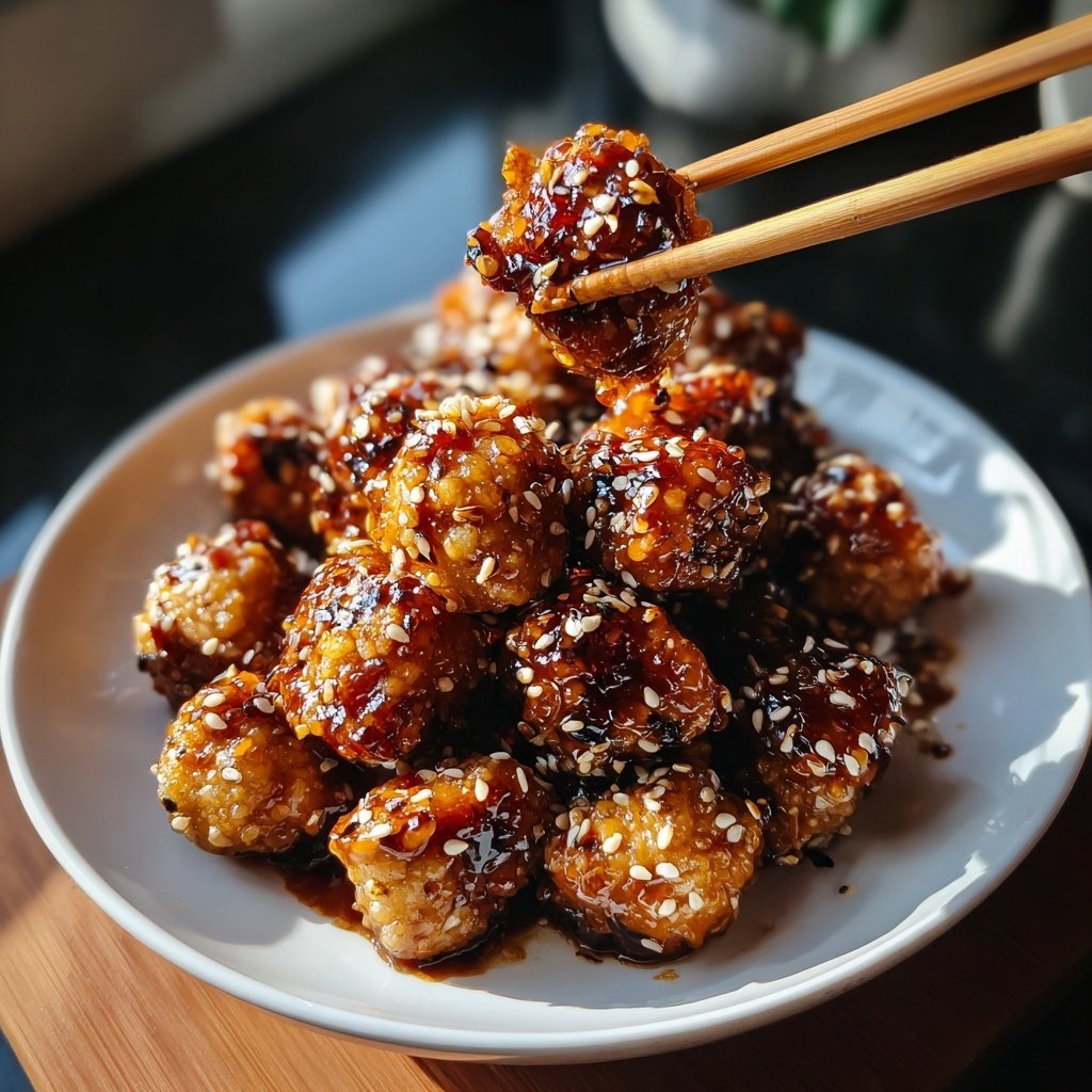 Honey Garlic Chicken Bites