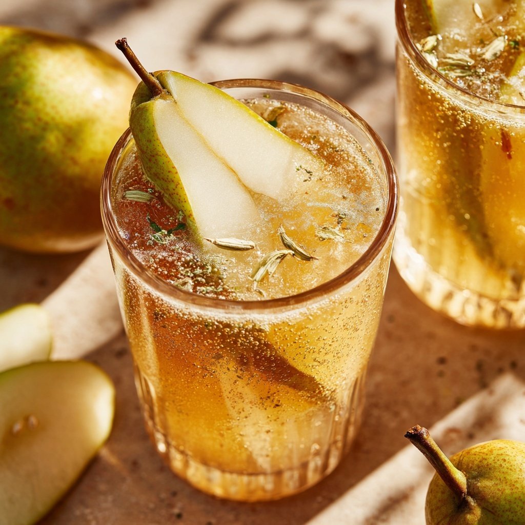 Pear Cardamom Cozy Cooler