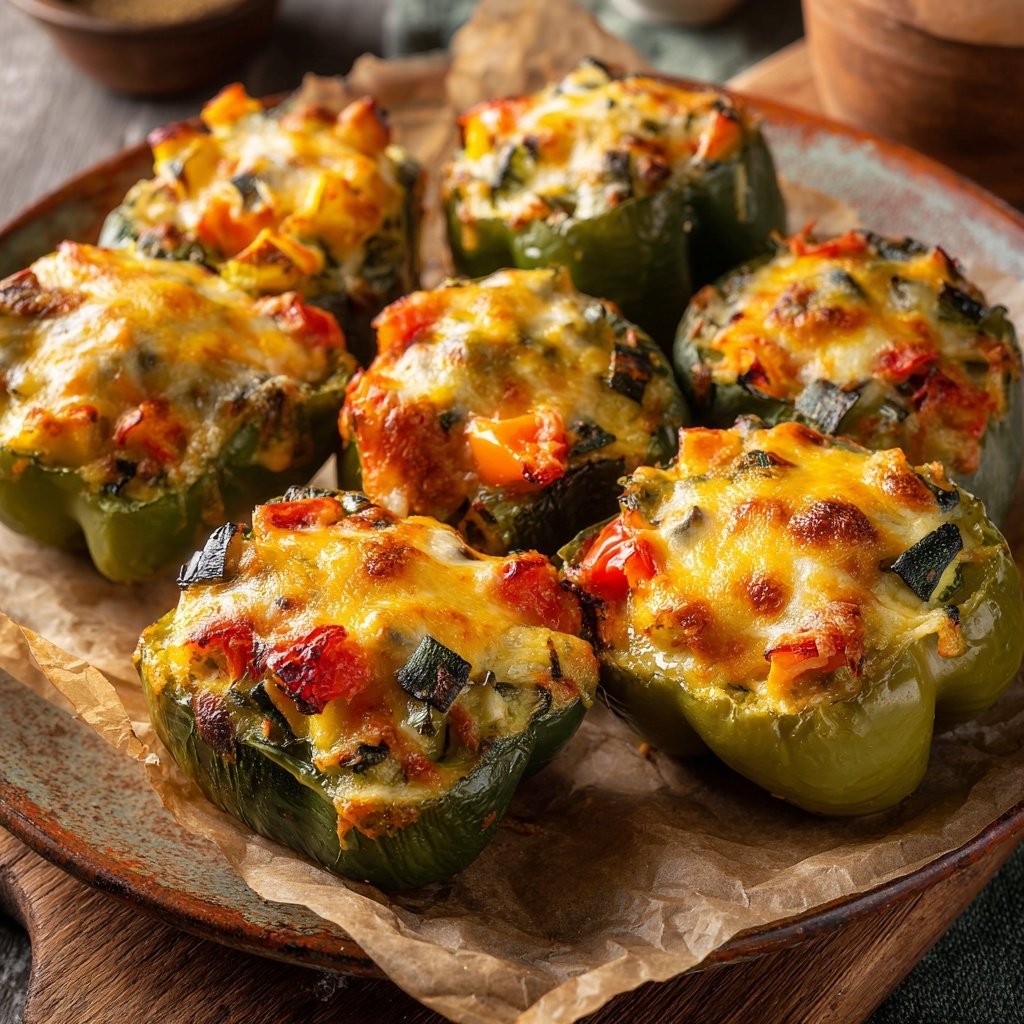 Savory Vegetable Stuffed Peppers
