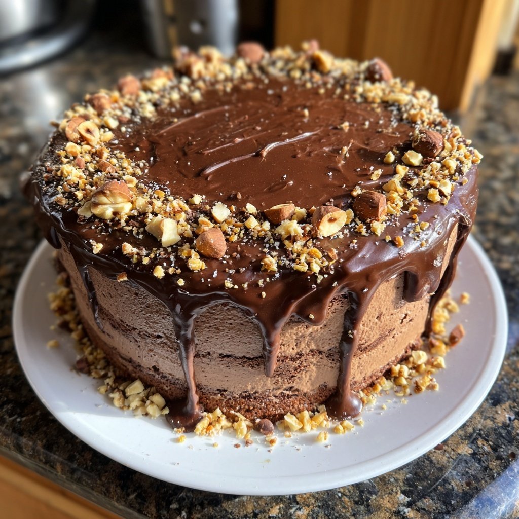 Chocolate Hazelnut Cake Decadent