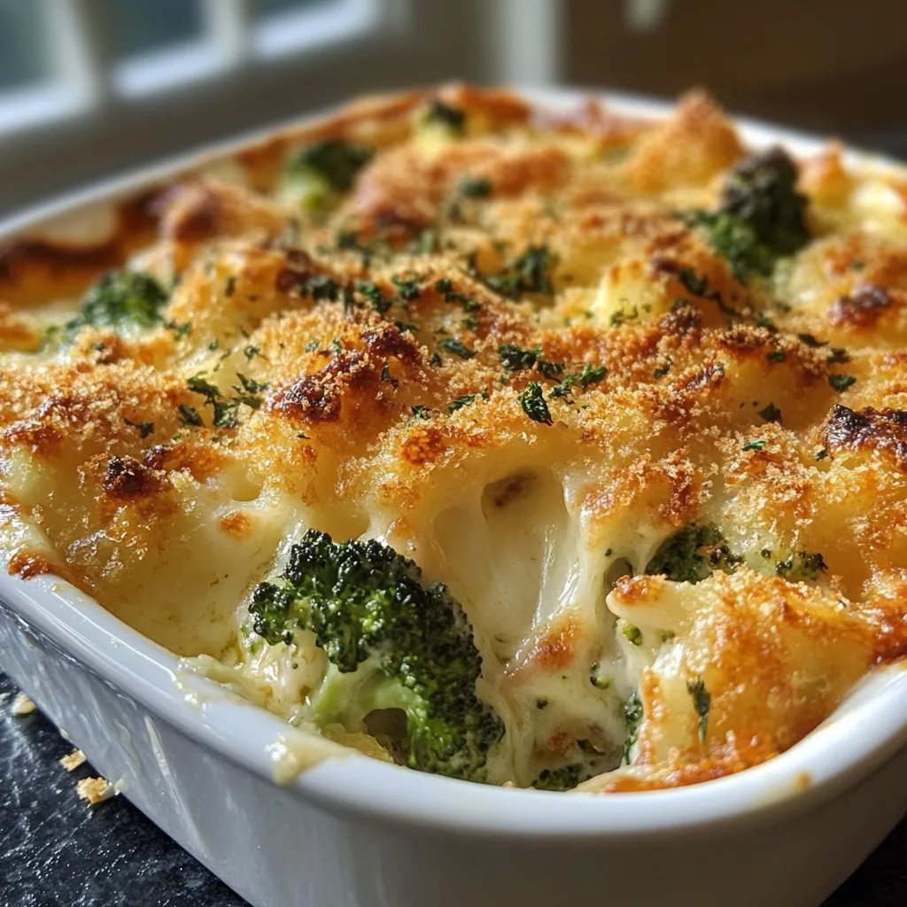 Creamy Broccoli Cheddar Casserole