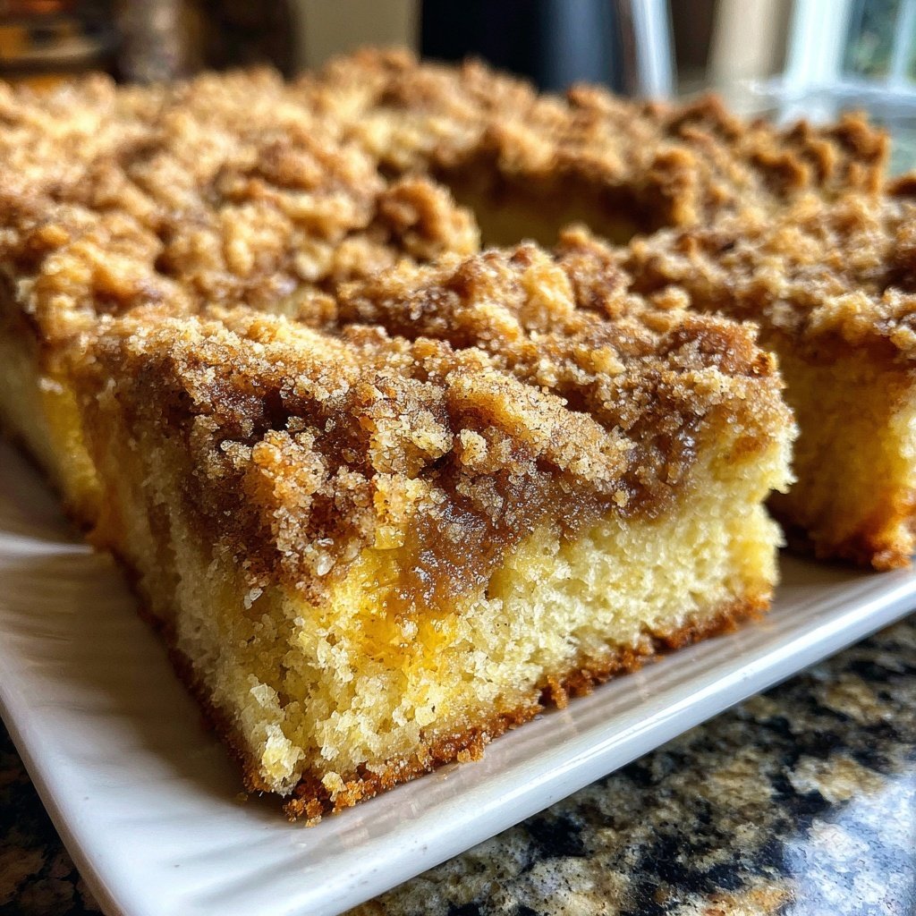 Banana Coffee Cake with Streusel