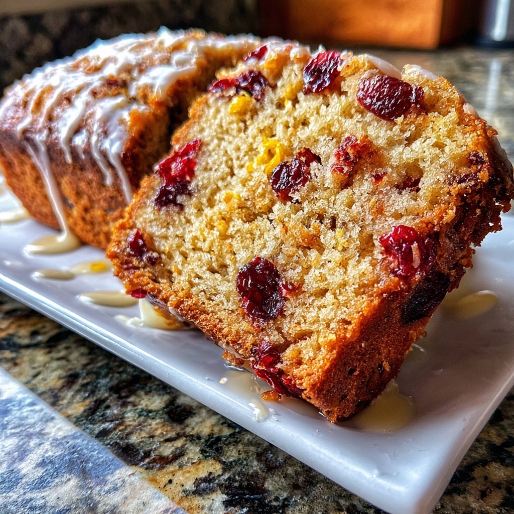 Orange Cranberry Breakfast Loaf