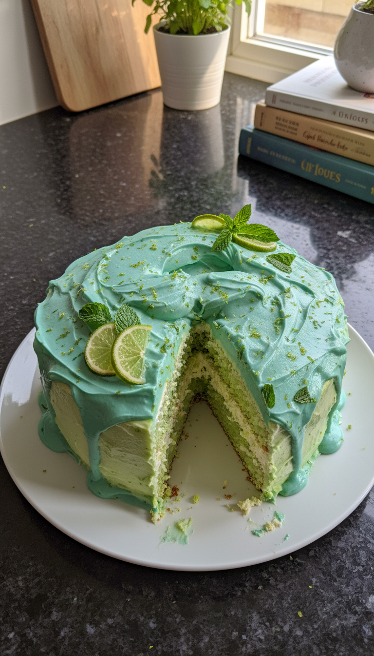 Mint Citrus Pisces Cake
