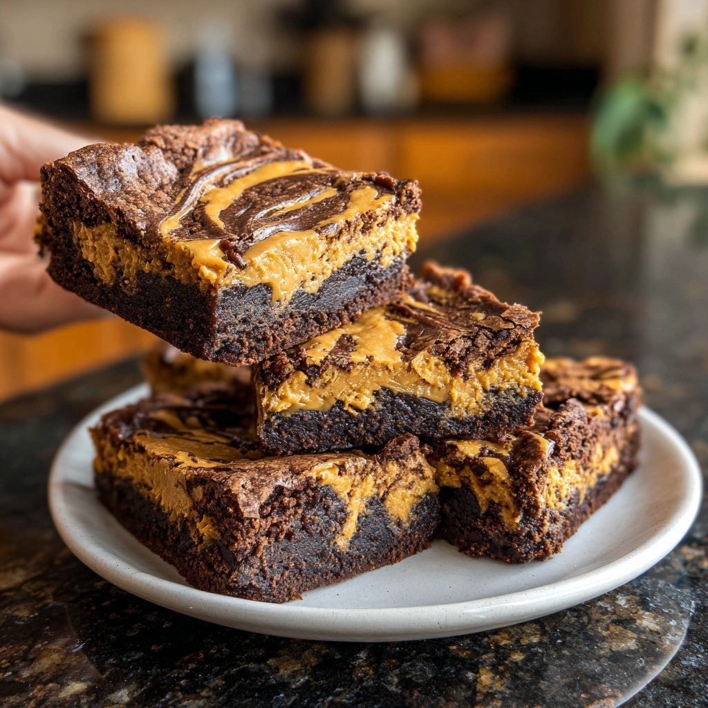 Peanut Butter Cottage Cheese Brownies