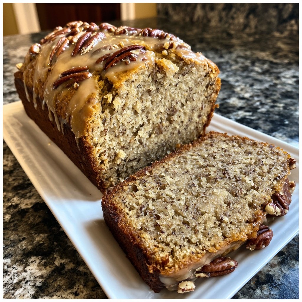 Maple Pecan Banana Bread