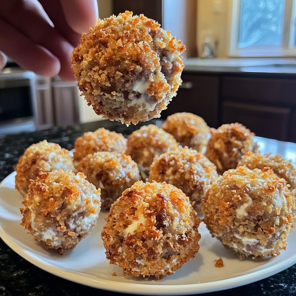 Cream Cheese Sausage Balls