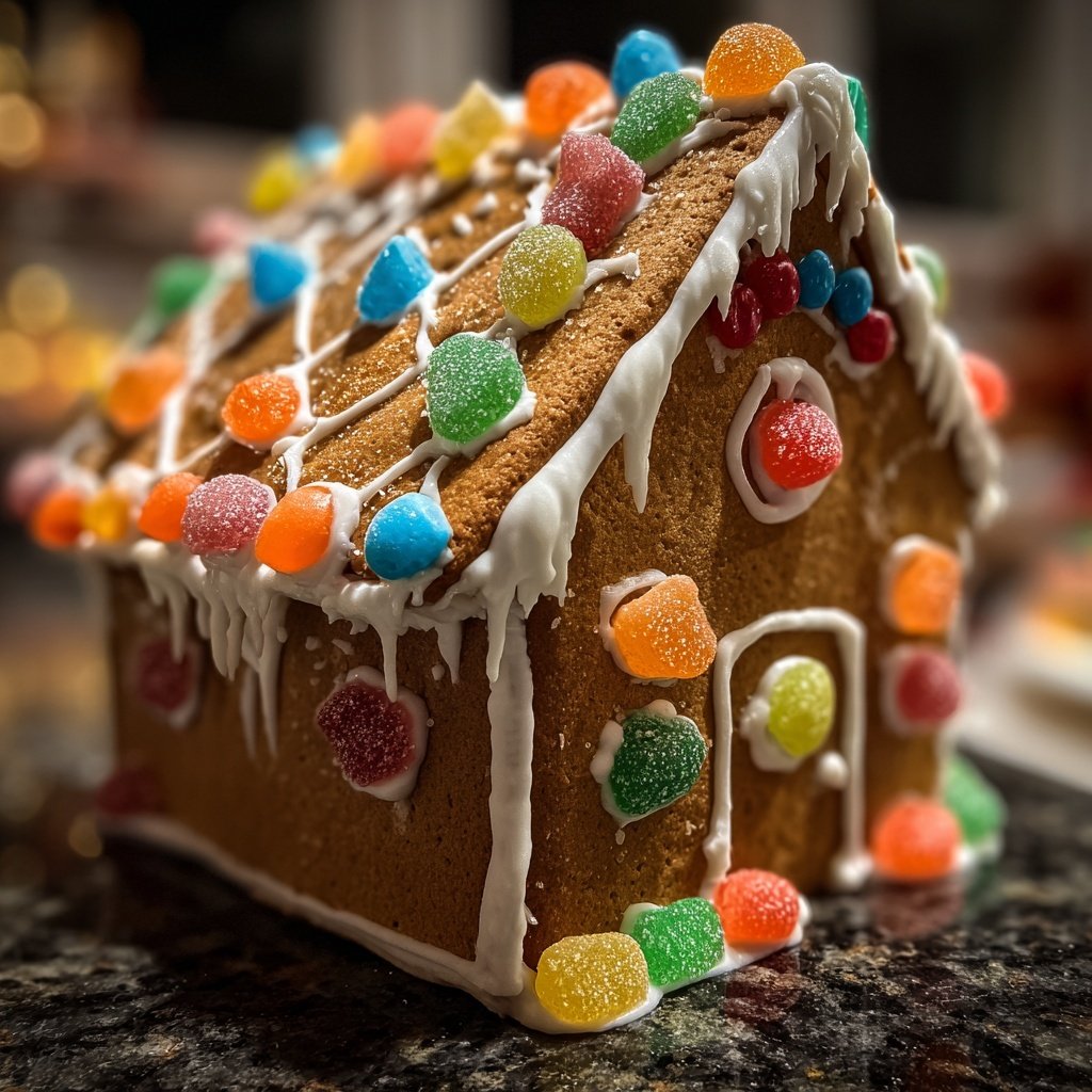 Gingerbread House with Royal Icing