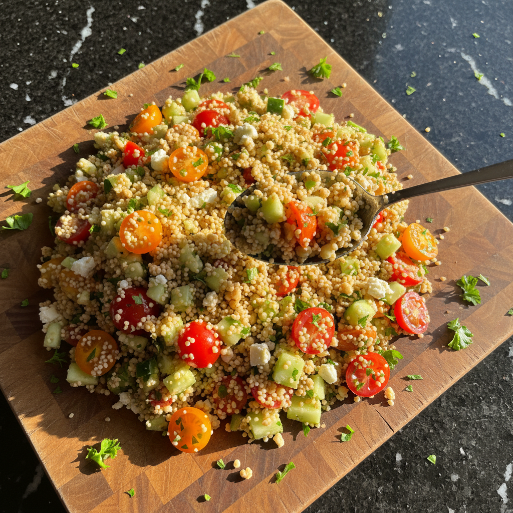 Zesty Mediterranean Couscous Salad